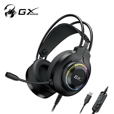 AUDIFONO C/MICROF. GENIUS GX HS-GX580U 50MM RGB BLACK