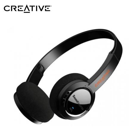 AUDIFONO C/MICROF. CREATIVE SB JAM V2 BT MULTIPOINT 32MM DUAL MIC LIGERO 84G CARGA USB-C APTX-HD/APTX LL/APTX/SBC BLACK