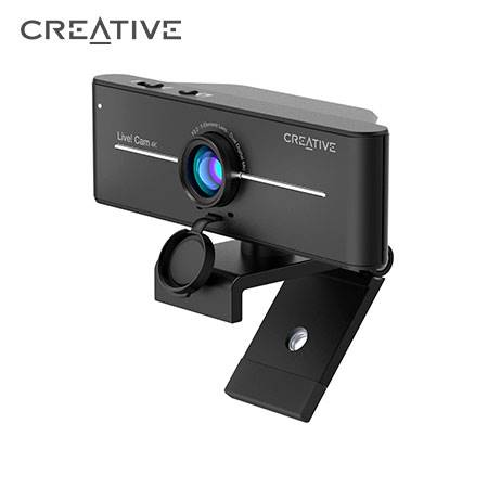 CAMARA CREATIVE LIVE! CAM SYNC 4K UHD 2160P DUAL MIC USB C/TAPA BLACK