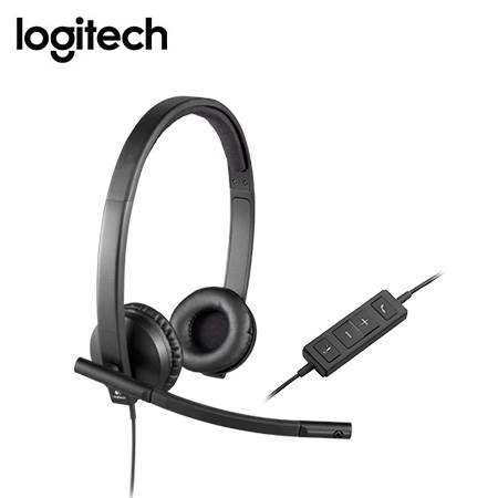 AUDIFONO C/MICROF. LOGITECH B2B H570E USB STEREO BLACK