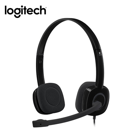 AUDIFONO C/MICROF. LOGITECH H151 STEREO BLACK