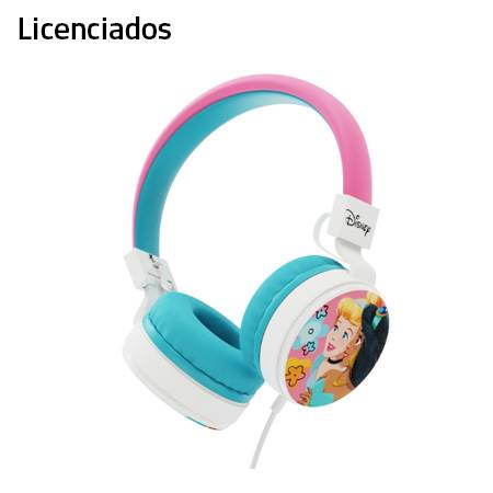 AUDIFONO C/MICROF. LICENCIADO XTECH PRINCESS MULTI-PLATFORM 3.5MM 40MM PLEGABLE WHITE/ROSE