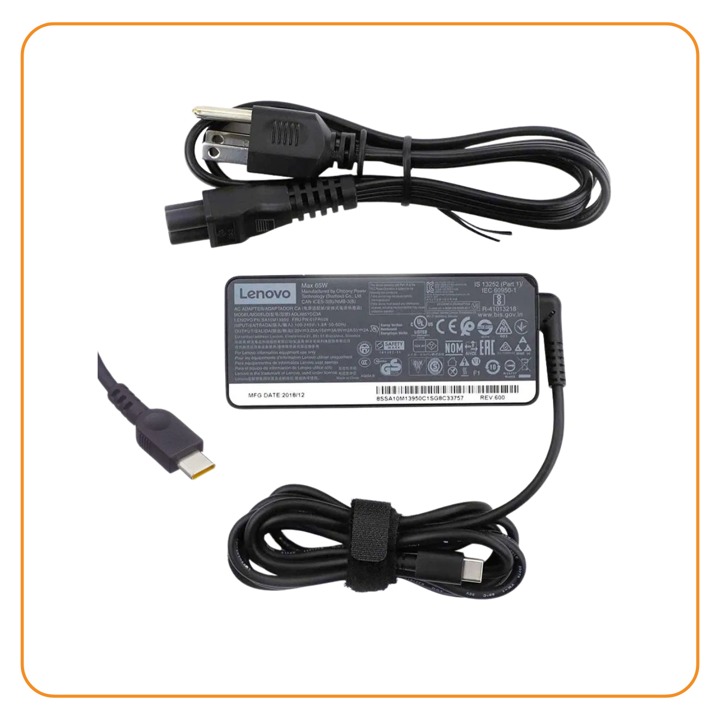 CARGADOR LENOVO TIPO C