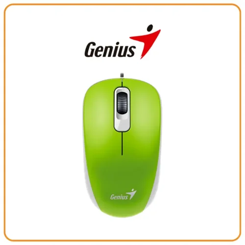 MOUSE GENIUS DX-110 USB OPTICO 1000 DPI GREEN (PN 31010116105)