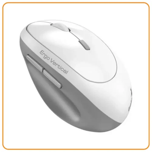 MOUSE GENIUS ERGO 8350S AI COPILOT DUAL WIRELESS/BT VERTICAL 6-BOT SILENT WHITE GREY (31030041401)