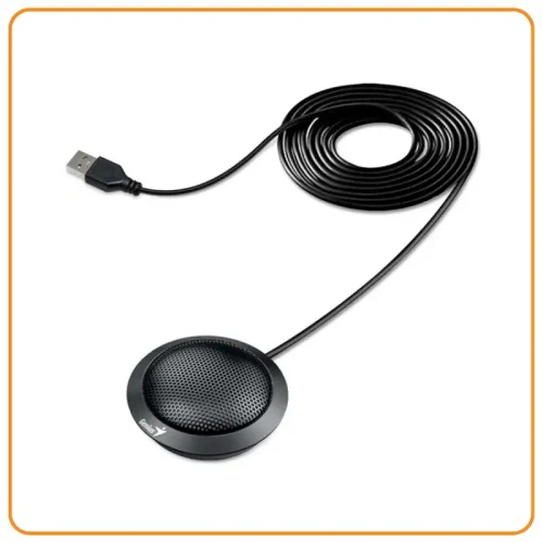 MICROFONO GENIUS MIC-100U P/VIDEO CONFERENCIA BLACK (31700001400)