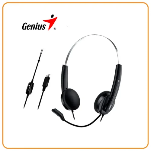 31710032401 AUDIFONO C/MICROF. GENIUS HS-220U AI COPILOT USB-C BLACK (31710032401)