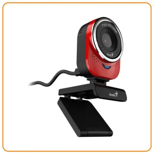 32200002408 CAMARA GENIUS QCAM 6000 FHD 1080P USB RED (32200002408)