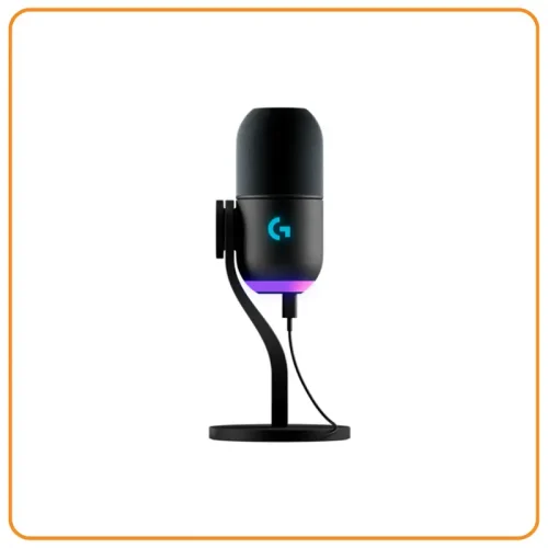 MICROFONO LOGITECH YETI GX SUPERCARDIOID USB P/STREAMING RGB LIGHTSYNC BLACK (988-000568)